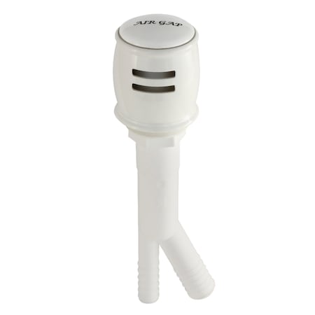 Kingston Brass K511WH Dishwasher Air Gap, White K511WH